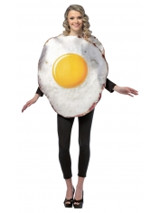 Fried Egg Costume - Adult Food Costumes Drink Costumes